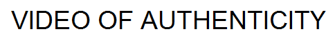 VIdeoOfAuthenticity